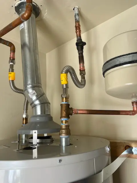 Water heater installation and plumbing repair in East Prentiss